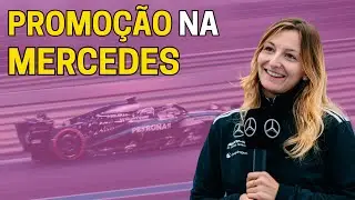DORIANE PIN GANHA PAPEL NA MERCEDES F1
