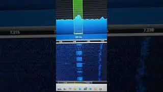 Strange fluctuating digital signal on 7320kHz at 0053 UTC