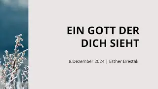 Ein Gott der dich sieht - Esther Brestak