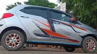 Tata Tiago modify  Car vinyle graphics 2020😍🔥🔥   work #tiago_modify #Tata_Tiago_graphics