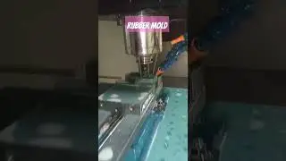 Cnc machining Rubber Mold #machining #machinist #shortvideo #monetization #rubbermould