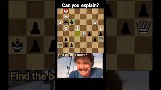 Brilliant move, but why??🤔 #chess #chessboard
