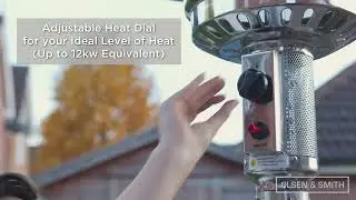Olsen & Smith Gas Powered Patio Heater | Robust, Safe & Efficient