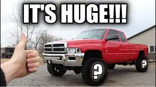 NEW 22X14 WHEELS & HUGE M/T TIRES ARE ON HER 24V CUMMINS!!!
