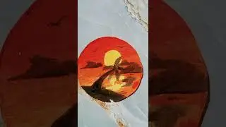 easy water colour painting ideas in recycled paper