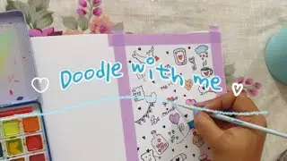 Cute love theme doodle ideas for Valentine&rsquo;s Day | Relaxing video | love doodles