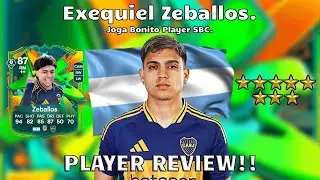 🔥⭐ Обзор игрока Exequiel Zeballos с 87 рейтингами! Игрок Joga Bonito SBC! 🔥⭐ FC 26 Ultimate Team.