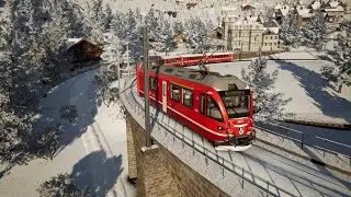 Train Sim World 6 RhB ABe 8/12 Allegra Bernina Bahn PS5 Gameplay