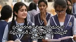 ssc results in 2019 and  supplementary date  Telugu t.s (Telangana)