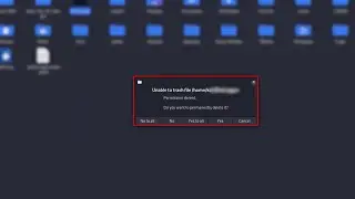 Fix Unable to Trash File – Permission Denied in Kali Linux (Easy Method)
