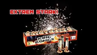 King Kong von Lesli | Thunder Kong Serie | sch&ouml;ne Crackling Feuert&ouml;pfe |