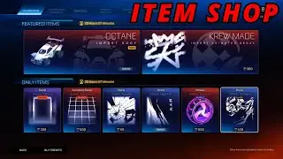 Unveiling Today's Rocket League Item Shop: CRIMSON OCTANE FRAMEWORK!
