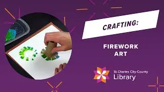 Crafting with Kids: Painting Fireworks