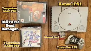 Unboxing Borongan Konsol PS1 + Kaset Original. Ada Game PS2 Juga!