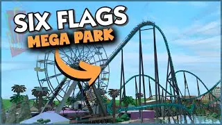 MASSIVE Custom Six Flags in THEME PARK TYCOON 2!