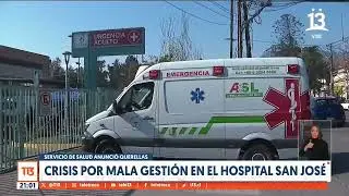 Crisis por mala gestión en el Hospital San José: Servicio de Salud anunció querellas