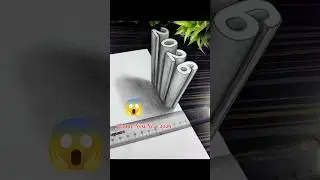 2026 Drawing 3D Illusions 😍🔥✍️ Happy New year 2026 drawing #shorts #3dart #2026 #happynewyear2026