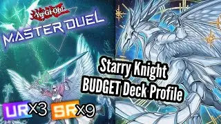 Starry Knight (Starry Dragon) BUDGET Deck Profile Yugioh! Master Duel [3UR/9SR] Festive Control