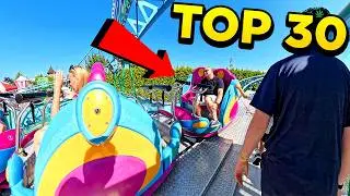 TOP 30 FASTEST ROLLER COASTERS IN POLAND | 2025 EPIC SMOOTH POV RIDES