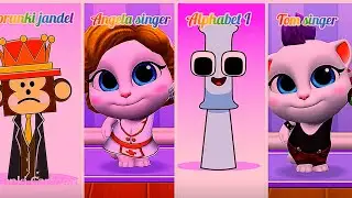 Who is best: Sprunki Jandel G Vs Angela Singer/ spr alphabet I & tom Singer🔥Mega Battle 🔥part 