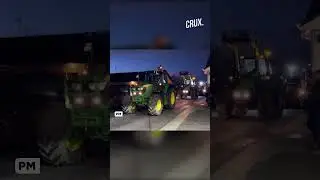 Irish Farmers Hold Tractor Rally In Solidarity With EU Farmers