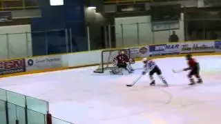 Salmon Tournament David Cooley(Can) cross-crease goal Jan.  12th 2013