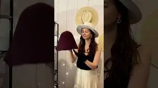 Making custom hat #hatlover #hatmaking #hats #customhat #millinery #diy #girlinahat