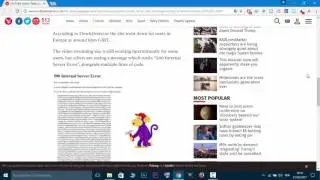 YouTube is down - DownRightNow !!