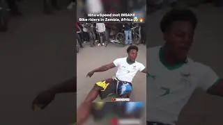 IShowSpeed met Bike riders in Zambia, Africa🤯🔥#ishowspeed #viral #trending