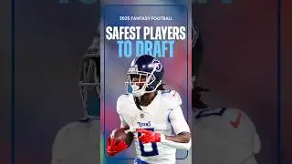 The SAFEST Players to Draft in 2025! | Fantasy Football #shorts