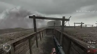 CALL OF DUTY 2 GAMEPLAY #18 USA Campaign D Day No Commentary 2K QUALITY