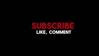 Subscribe Button Black Screen Free | NO COPYRIGHT 