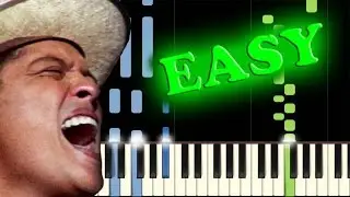 BRUNO MARS - WHEN I WAS YOUR MAN - Easy Piano Tutorial