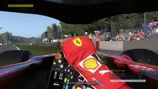 F1 2018 - Cockpit Cam - Italy,  spinning on first lap, with a great comeback.