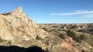 China Wall and Bennett Creek in the Badlands of North Dakota   Oct 17, 2017