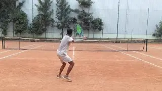 Tennis Single's match practice with Sambhu Sir 26.01.2026
