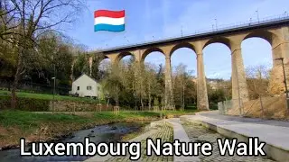 Luxembourg Walk - Nature Walk in The heart of the City Capital - Second Richest Country in the World