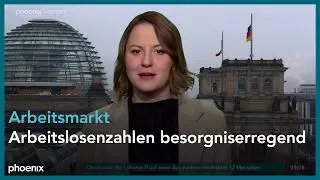 phoenix tagesgespräch zum Arbeitsmarkt mit Annika Klose am 02.02.26