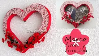 Decoración Marco Corazón 3D - DecoAndCrafts