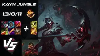 JUNGLE Kayn vs Graves - EU Grandmaster Patch 25.S2.7