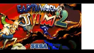 Earthworm Jim 2 (Червяк Джим 2) sega, очень крутая игра. Вспоминаем детство, полное прохождение.
