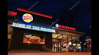 I walked to (Stock Image) Burger King Then I Walked Back Home from (Stock Image) Burger King
