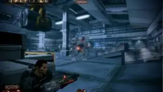 ME2: Vanguard with Claymore vs. 2 YMIR Mechs and Blue Suns