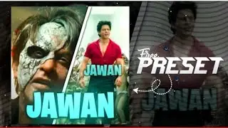 JAWAN 💖 | Ae inspired | Alight Motion Edit | SHAHRUKH KHAN 💥| Free Preset