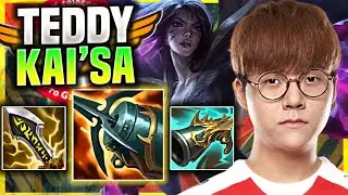 TEDDY PERFECT GAME WITH KAI'SA! - T1 Teddy Plays Kai'sa ADC vs Aphelios! | Season 11