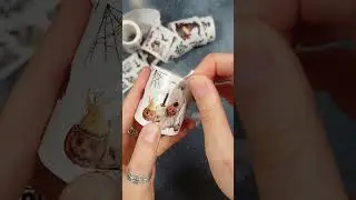 Halloween Journal spread - The Washi Tape Shop 🎃 | ASMR
