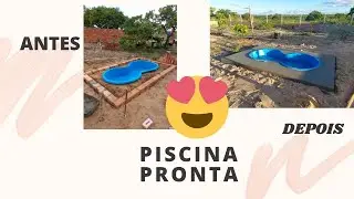 CONTRA PISO DA PISCINA|PASSO A PASSO #façavcmesmo #piscina