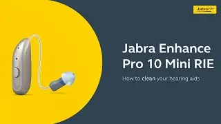 Как чистить слуховые аппараты Jabra Enhance Pro 10 Mini RIE