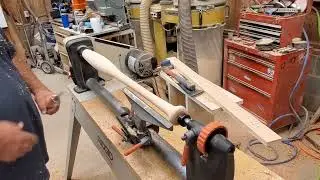 Torpedo bat lathe work complete. Next flames and clear coat.