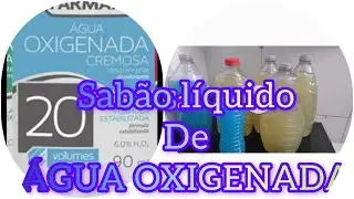 ✔️SABÃO  LIQUIDO DE AGUA OXIGENADA! lava tudo!💜💛💚